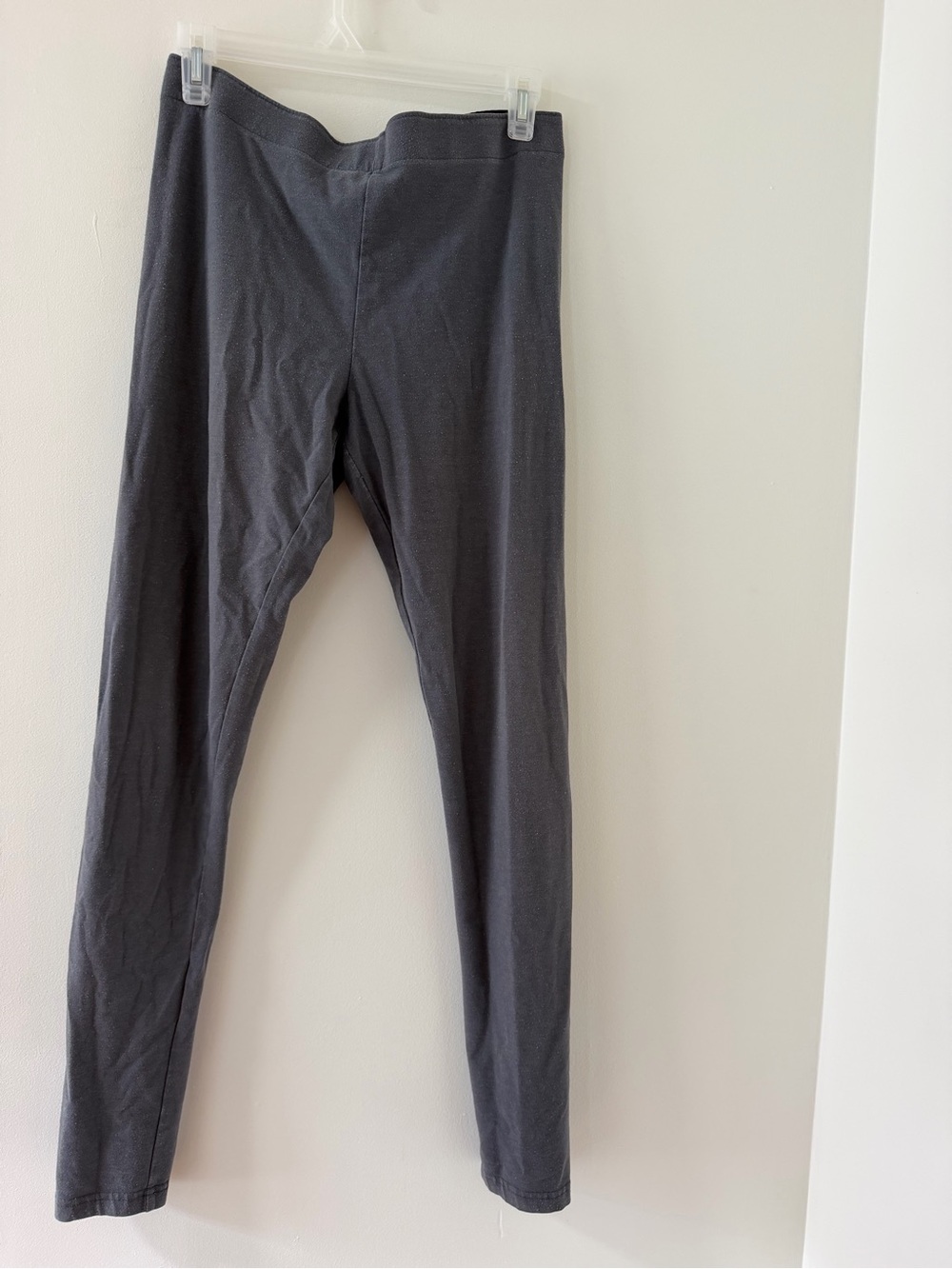 Aeropostale Jogger Pants Women L Gray Like New Charcoal Stretch Tapered Leg